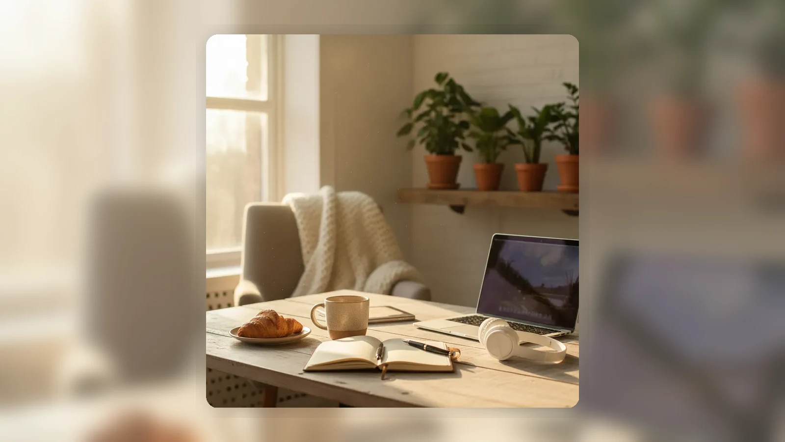 Projector troubleshooting desk setup with a laptop nearby