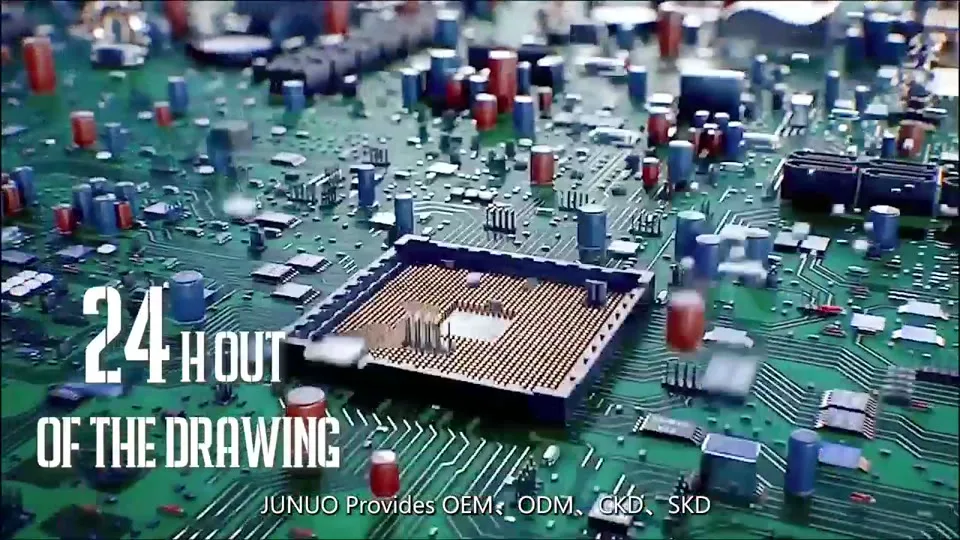 Projector circuit board and electronic components